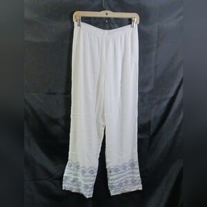 Zac & Rachel Boho Palazzo Pants sz sm